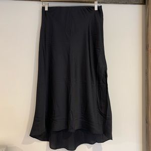 Abercrombie & Fitch Satin Midi Skirt